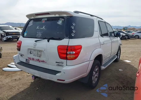 2002 Toyota Sequoia Limited V8 from USA, damaged, VIN 5TDBT48A72S131740